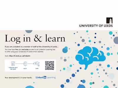 LinkedIn Learning for the University of Leeds.