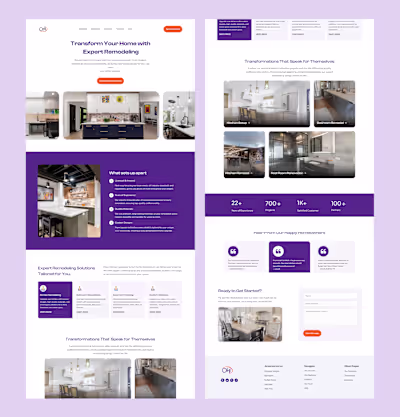  landing page