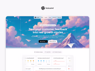 Voicelet — Smart Survey Platform Development
