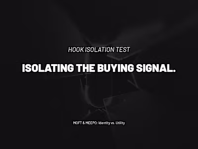 DTC Creative Testing: Hook Isolation (Moft & Meepo)