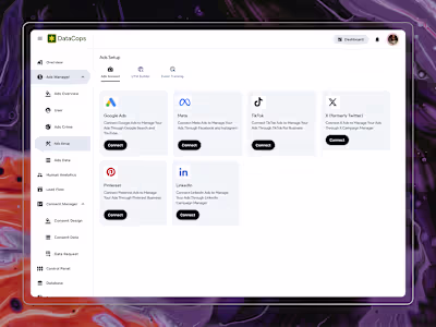  DataCops: Clean SaaS Analytics Dashboard UI