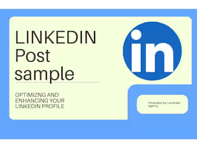 A LinkedIn post
