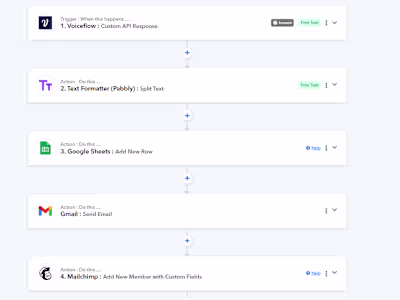 Built an end-to-end lead capture