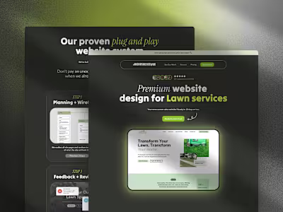 Framer Landing Page for Mowmentum Marketing