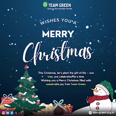 Instagram post for Team Green Organization