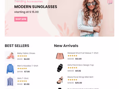 E-commerce Web app 
