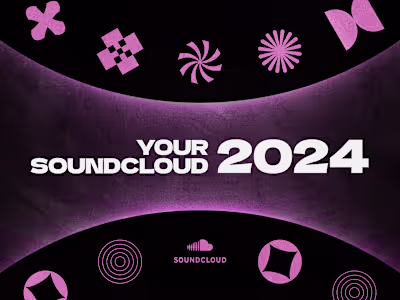 Soundcloud 2024 Listener Stats Reel Design