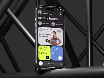 Fitness Tracker Mobile App