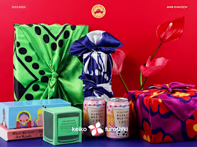 KEIKO FUROSHIKI Branding Case Study – Reusable Gift Wrapping