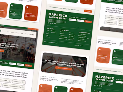 Maverick Campus Quest Brand & Web Design