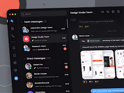 Messenger Dashboard Web App