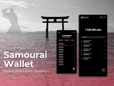 Samourai Wallet - A Sovereign Bitcoin Wallet Redesigned