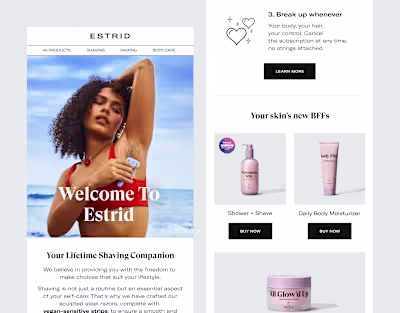 Estrid | Email Redesign