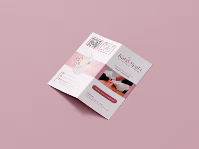 Modern Bifold Brochure Design | Therapy Flyer