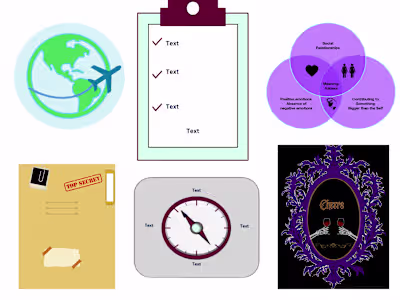 Cute PowerPoint Graphics for Proposals, Weddings & More!