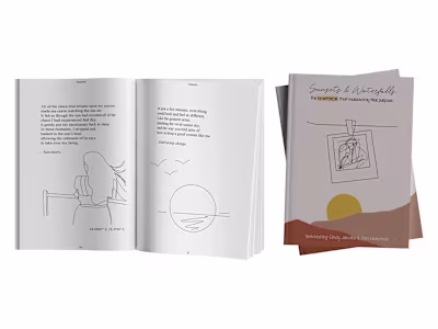 Sunsets and Waterfalls Poetry Book