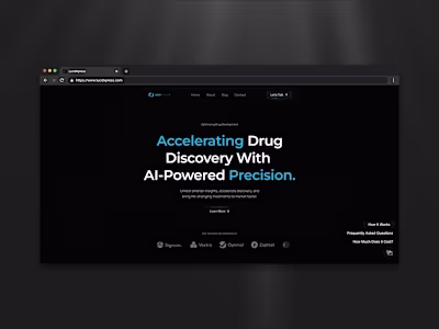 DeepKinetix Website Redesign