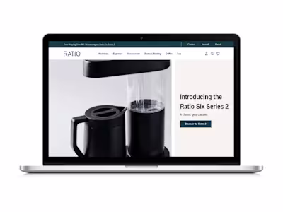 Shopify Store For Ratio 