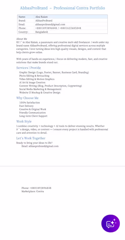 Creative Digital Design & Brand Solutions | AbbasProBrand