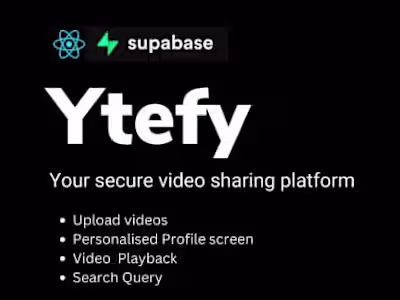 Ytefy | YouTube Clone | React Native and Supabase