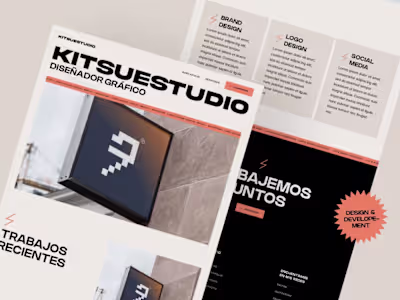 Portfolio Website for a Graphic Designer