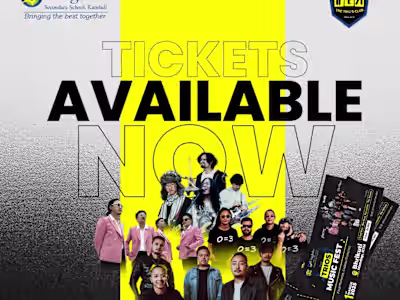 Musical Event Poster and Social Media Designs