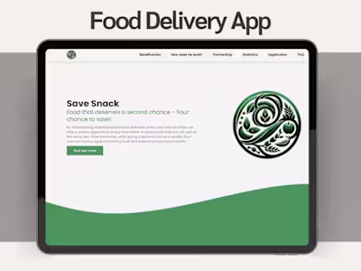 SaveSnack App Advertisement Website