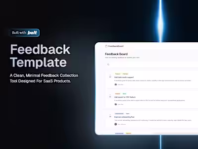 FeedbackBoard – A Feature Request Template