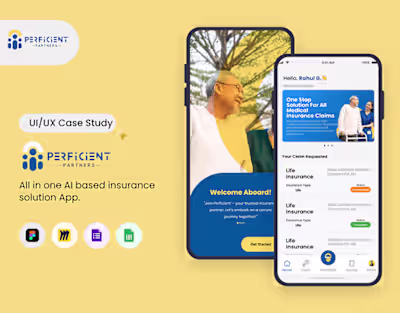 Perficient Partners App UI/UX Design