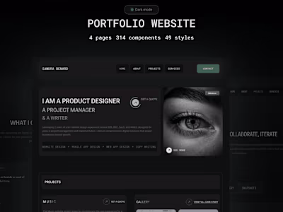 Interactive Portfolio website