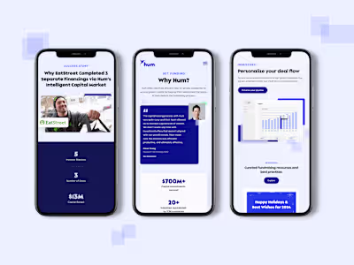 Strategy and website design for AI-powered fintech innovator