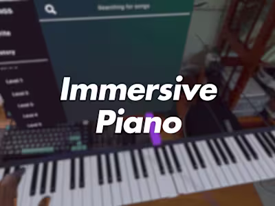 Immersive Piano Practice Experience