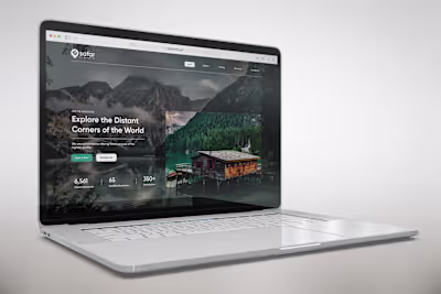 Safar Travels - Landing Page