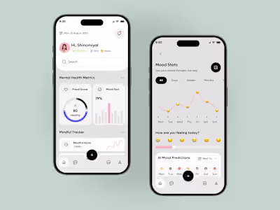 Mental health tracker app