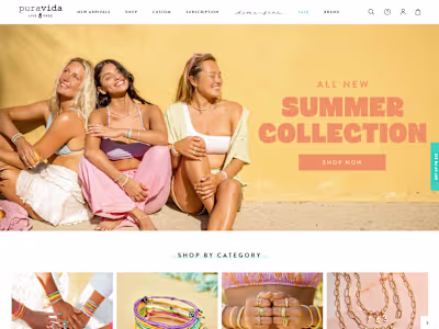Pura Vida Ecommerce Revamp