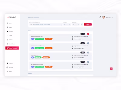 Dashboard Redesign