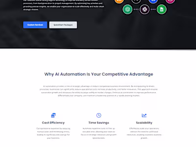 Multi-Page Company Website with Advanced Integrations