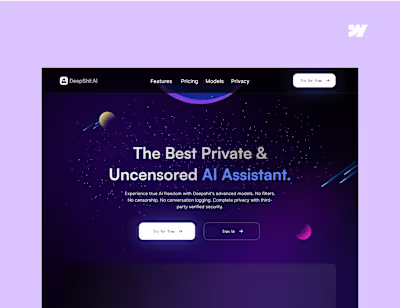 Private AI Assistant Website Design