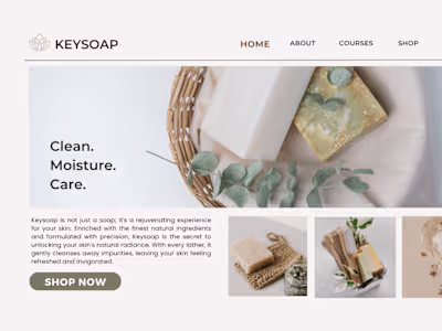 Frontend Engineering: Creating Interactive  Skin Care/Beauty Web