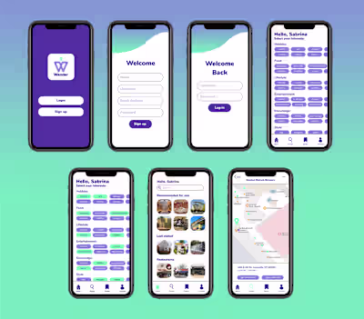 Wander App — Sabrina Awdi