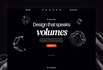 Dazler - Landing Page for Agencies