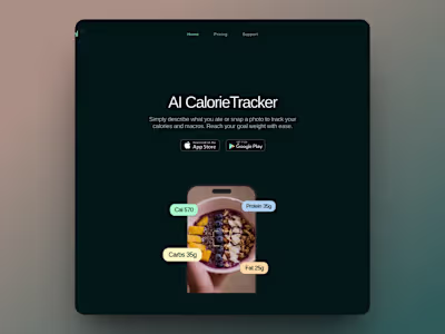 CaloriePal FlutterFlow App Development