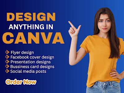I will design professional canva