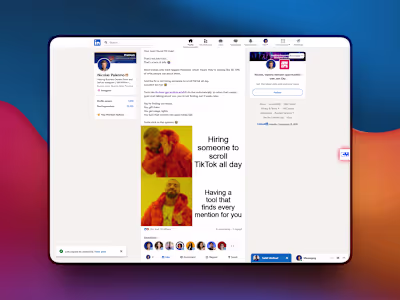 The magic of LinkedIn ads.
Unlike