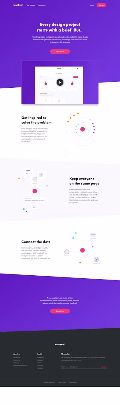 I made design briefs feel less like paperwork & more like magic