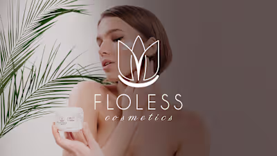 Floless cosmetics brand identity