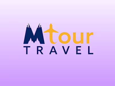 M tour travel flyer design
