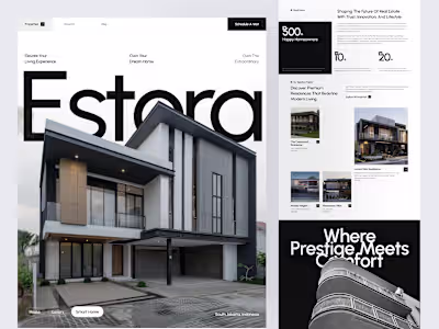 Estora - Modern Real Estate Website