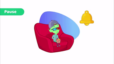 Brain Break Rive animation for LearnWatchGo app