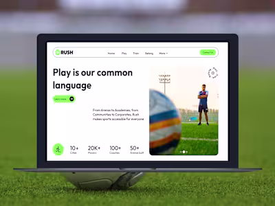 Rush Website Redesign